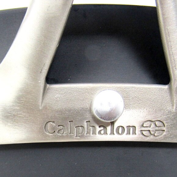 Calphalon 12" Wok with Cover Signature Hard-Anodized Nonstick 2nd Helper Handle - Picture 6 of 10